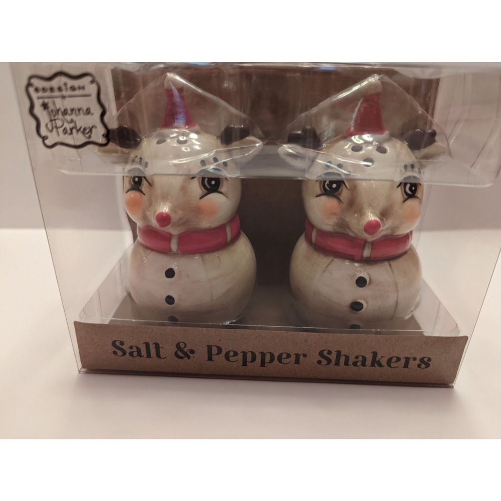 Johanna Parker Reindeer Salt & Pepper Shakers